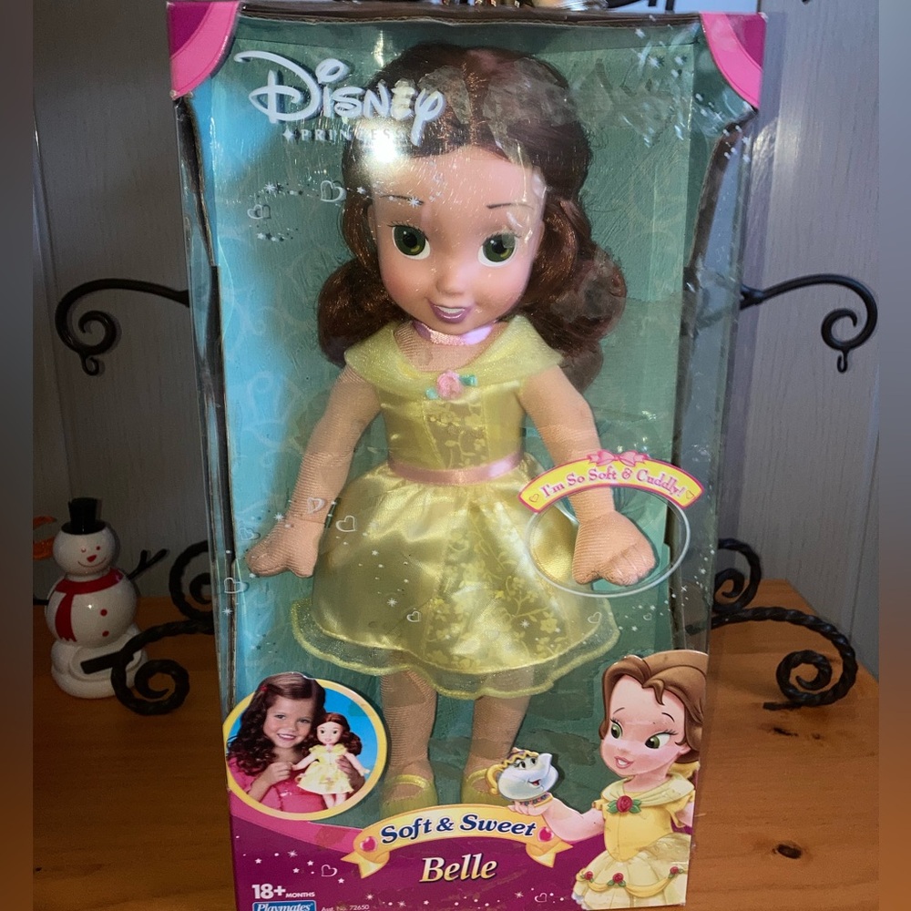 Disney Princess Soft Beauty & The Beast Bell Doll ~ 2008